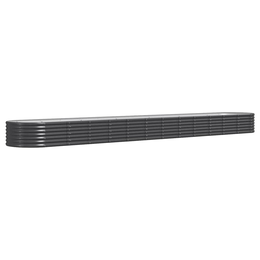 Plantenbak Gepoedercoat Staal Kleurig 512 x 80 x 36 cm Antraciet