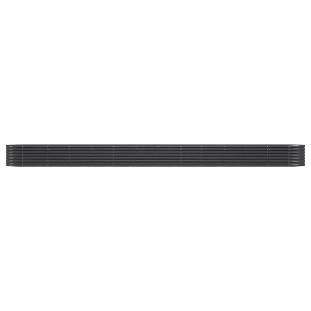 Plantenbak Gepoedercoat Staal Kleurig 512 x 80 x 36 cm Antraciet