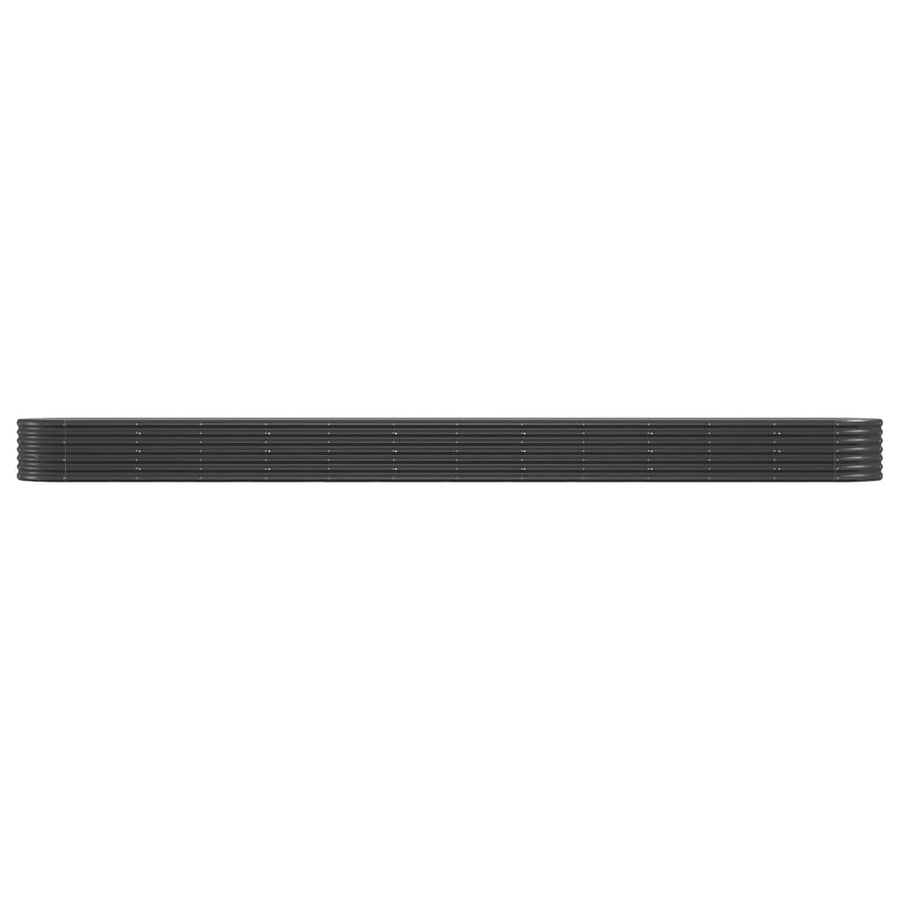 Plantenbak Gepoedercoat Staal Kleurig 512 x 80 x 36 cm Antraciet
