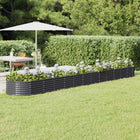 Plantenbak 512x80x36 cm staal antraciet