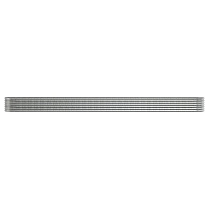 Plantenbak 512x80x36 cm gepoedercoat staal zilverkleurig 512 x 80 x 36 cm Zilver