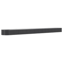 Plantenbak 620x80x36 cm gepoedercoat staal antracietkleurig 620 x 80 x 36 cm