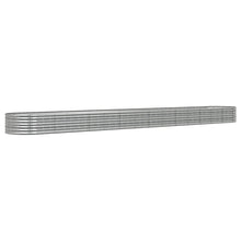 Plantenbak Gepoedercoat Staal Kleurig 620 x 80 x 36 cm Zilver