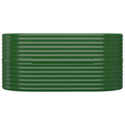 Plantenbak 152X80X68 Cm Gepoedercoat Staal Groen