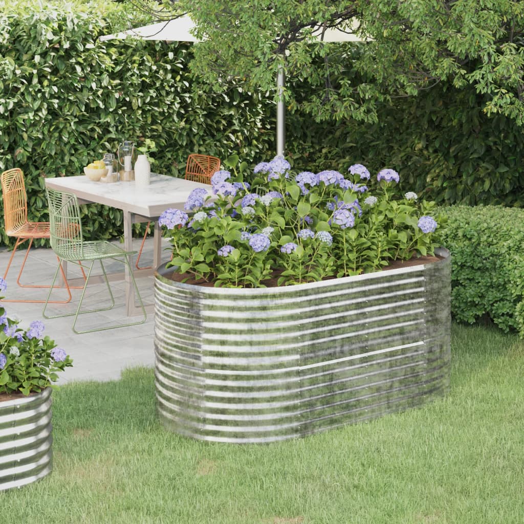 Plantenbak Gegalvaniseerd Staal Kleurig 152 x 80 x 68 cm