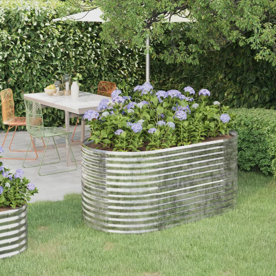 Plantenbak Gegalvaniseerd Staal Kleurig 152 x 80 x 68 cm