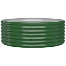 Plantenbak 100X100X36 Cm Gepoedercoat Staal Groen