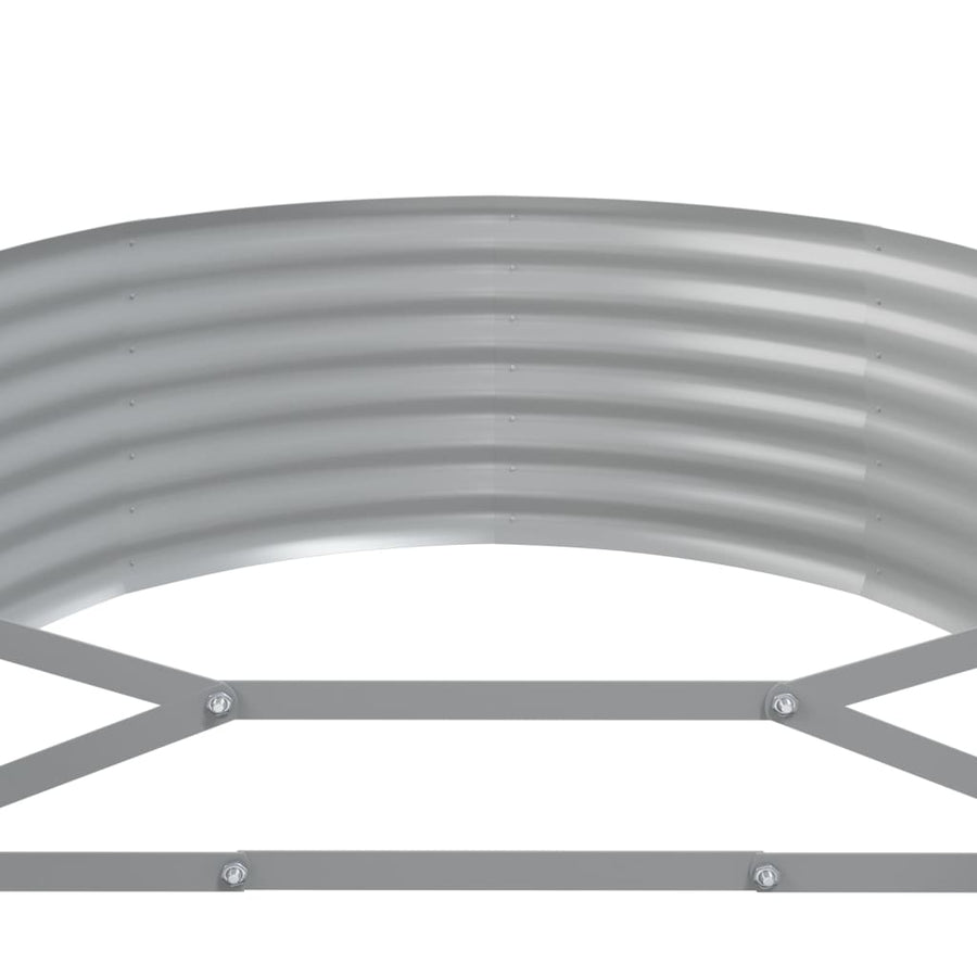 Plantenbak 322X100X36 Cm Gepoedercoat Staal Groen
