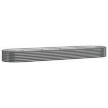 Plantenbak 396x100x36 cm gegalvaniseerd staal grijs