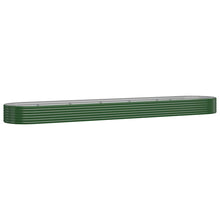 Plantenbak 507x100x36 cm gegalvaniseerd staal groen