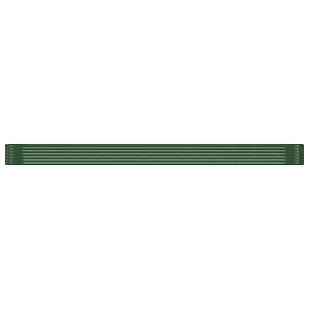 Plantenbak 507x100x36 cm gegalvaniseerd staal groen