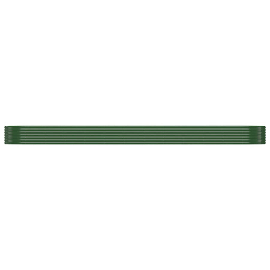 Plantenbak 507x100x36 cm gegalvaniseerd staal groen