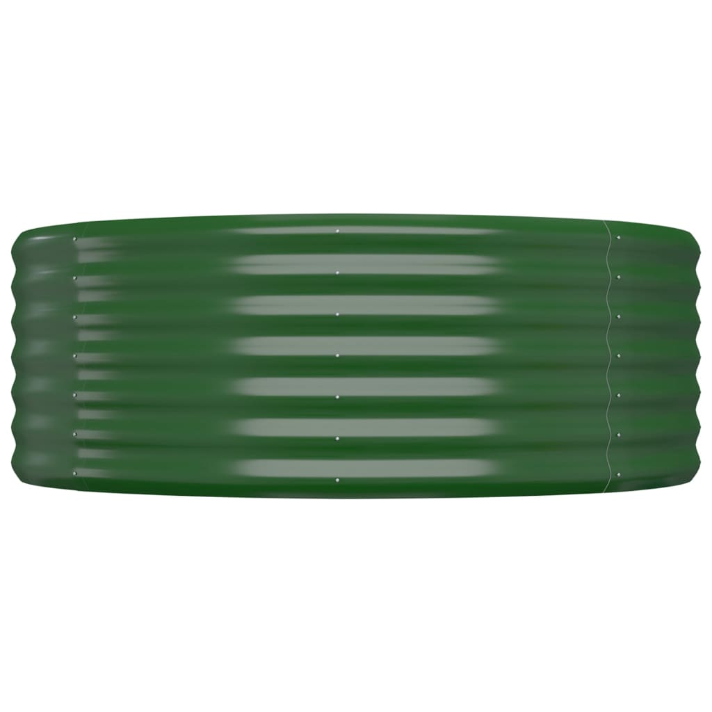 Plantenbak 507x100x36 cm gegalvaniseerd staal groen