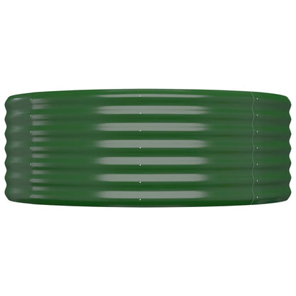 Plantenbak 507x100x36 cm gegalvaniseerd staal groen