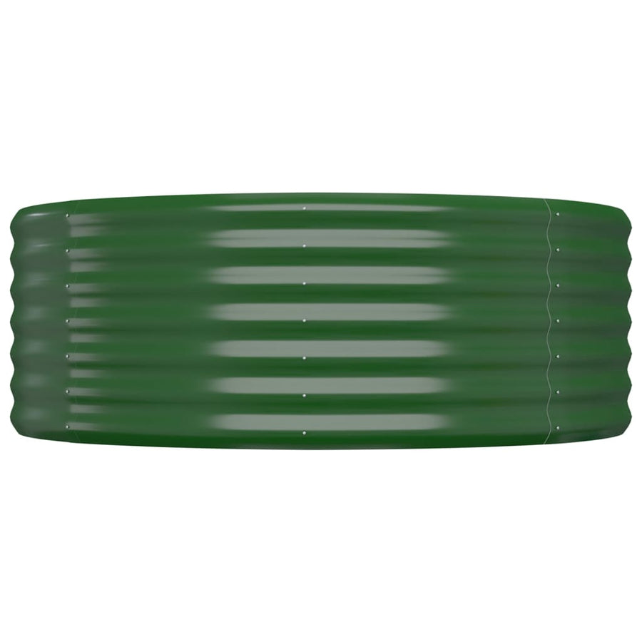 Plantenbak 507x100x36 cm gegalvaniseerd staal groen