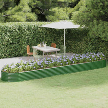 Plantenbak 507x100x36 cm gegalvaniseerd staal groen