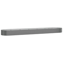 Plantenbak 507X100X36 Cm Gepoedercoat Staal Grijs