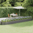Plantenbak 507x100x36 cm staal grijs
