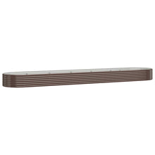 Plantenbak 507x100x36 cm gegalvaniseerd staal bruin