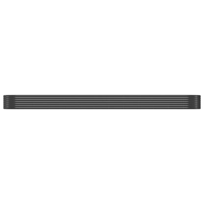 Plantenbak 507X100X36 Cm Gepoedercoat Staal Antracietkleurig