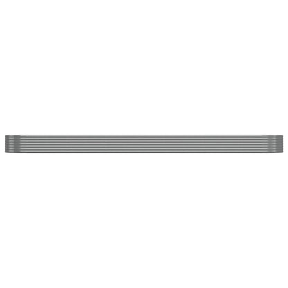 Plantenbak 544x100x36 cm gegalvaniseerd staal grijs