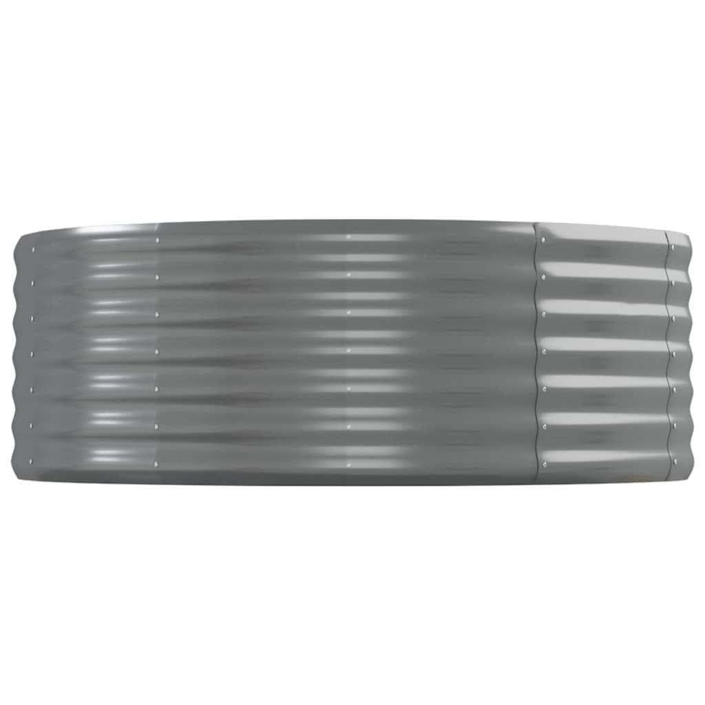 Plantenbak 544x100x36 cm gegalvaniseerd staal grijs
