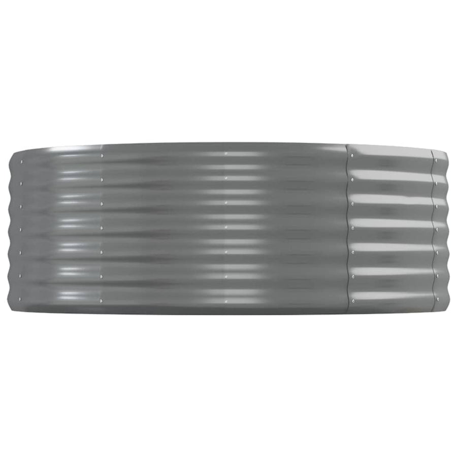Plantenbak 544x100x36 cm gegalvaniseerd staal grijs