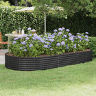 Plantenbak 296x140x36 cm staal antraciet