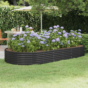 Plantenbak 296x140x36 cm staal antraciet