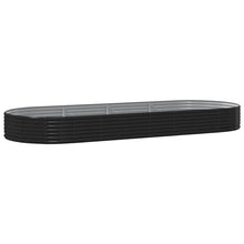 Plantenbak 373x140x36 cm gegalvaniseerd staal antracietkleurig