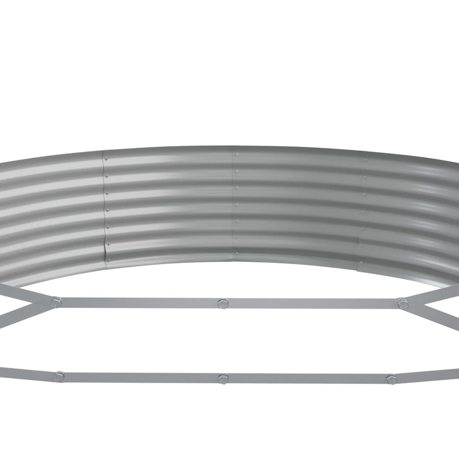 Plantenbak 373x140x36 cm gegalvaniseerd staal antracietkleurig