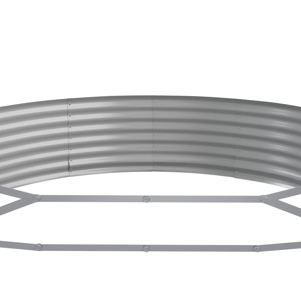 Plantenbak 450x140x36 cm gegalvaniseerd staal groen