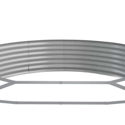 Plantenbak 450x140x36 cm gegalvaniseerd staal groen
