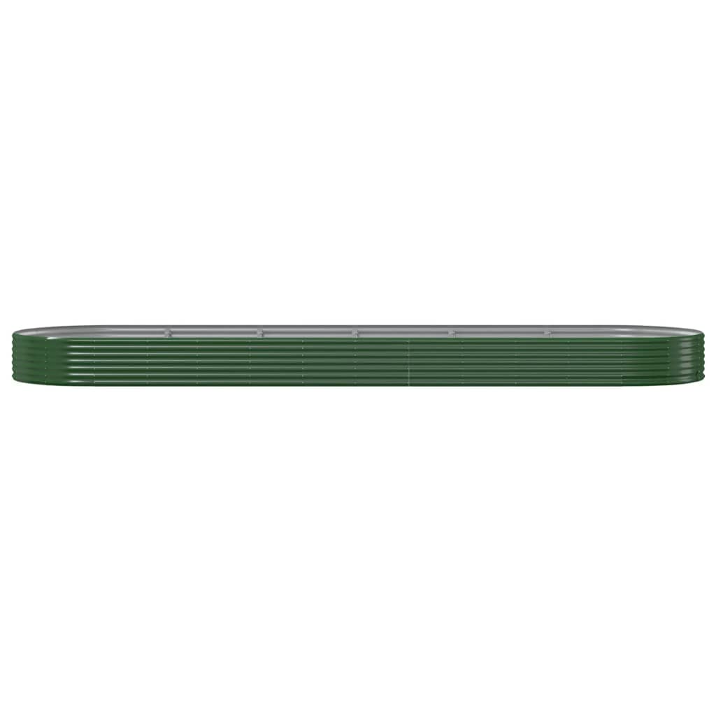 Plantenbak 523x140x36 cm gegalvaniseerd staal groen