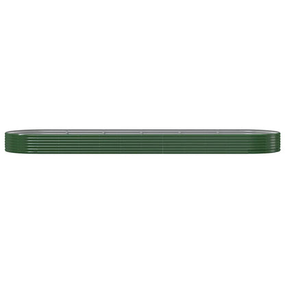Plantenbak 523x140x36 cm gegalvaniseerd staal groen