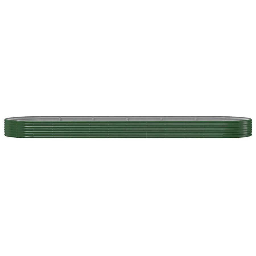 Plantenbak 523x140x36 cm gegalvaniseerd staal groen