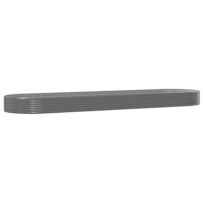 Plantenbak 523x140x36 cm gegalvaniseerd staal grijs