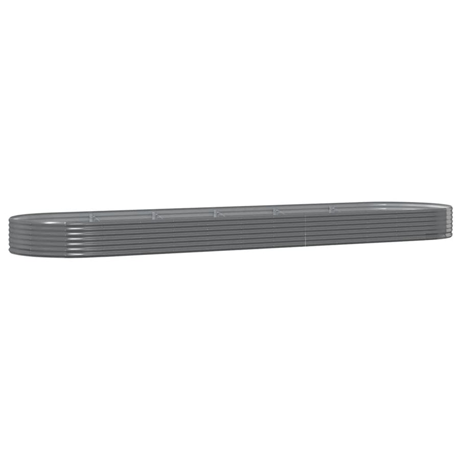 Plantenbak 523x140x36 cm gegalvaniseerd staal grijs