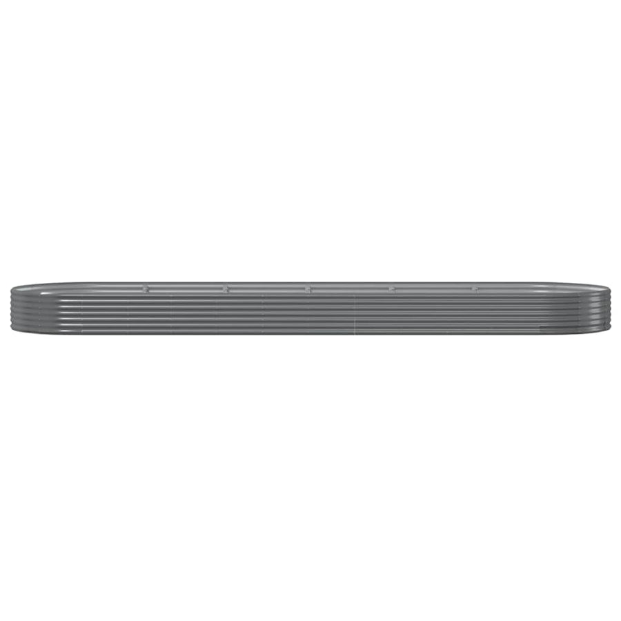 Plantenbak 523x140x36 cm gegalvaniseerd staal grijs