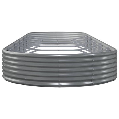 Plantenbak 523x140x36 cm gegalvaniseerd staal grijs