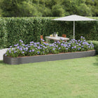 Plantenbak 523x140x36 cm staal grijs