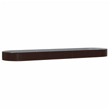 Plantenbak 523x140x36 cm gegalvaniseerd staal bruin