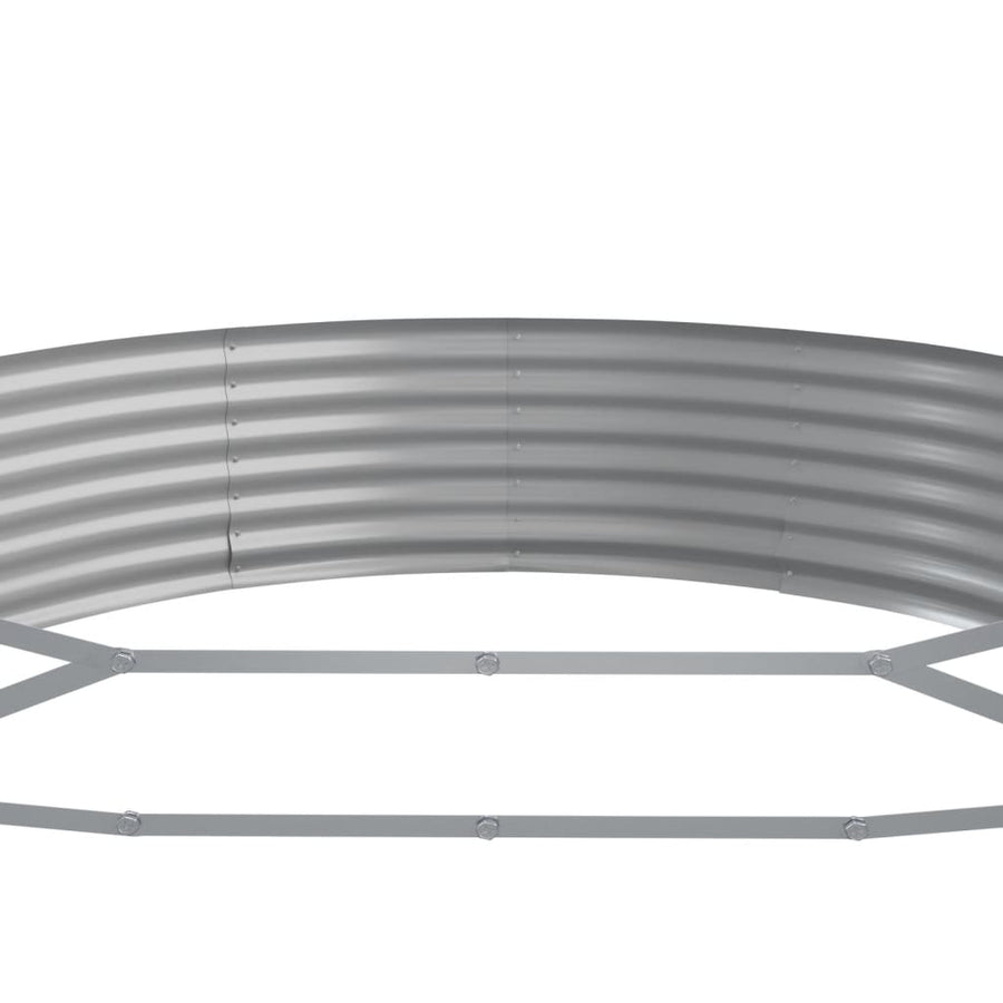 Plantenbak 523x140x36 cm gegalvaniseerd staal bruin