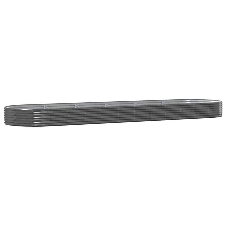 Plantenbak 523x140x36 cm gegalvaniseerd staal antracietkleurig