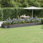 Plantenbak 523x140x36 cm gegalvaniseerd staal antraciet