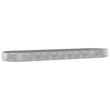 Plantenbak 523X140X36 Cm Gepoedercoat Staal Zilverkleurig