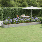 Plantenbak 523x140x36 cm gepoedercoat staal zilver