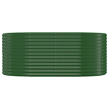 Plantenbak Gepoedercoat Staal 175 x 100 x 68 cm Groen