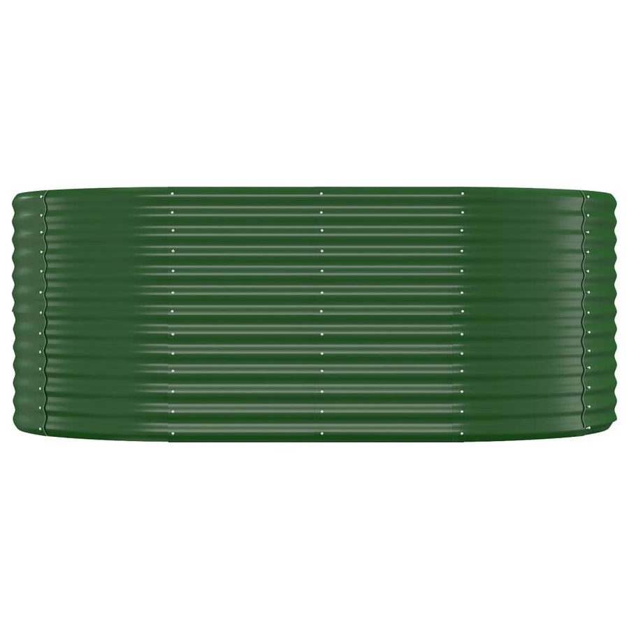 Plantenbak Gepoedercoat Staal 175 x 100 x 68 cm Groen