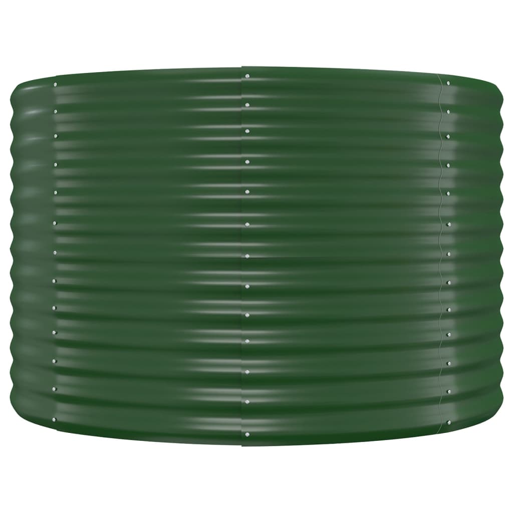 Plantenbak Gepoedercoat Staal 175 x 100 x 68 cm Groen